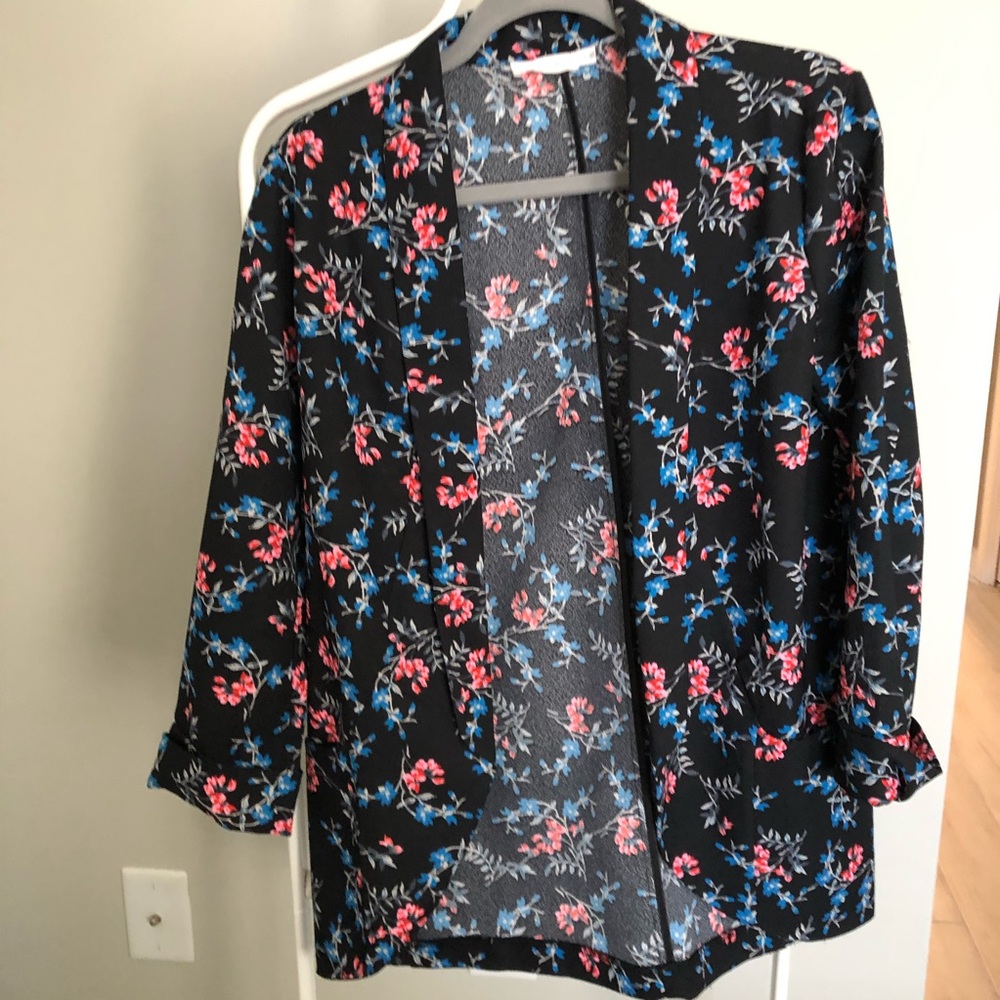 Floral Print Blazer